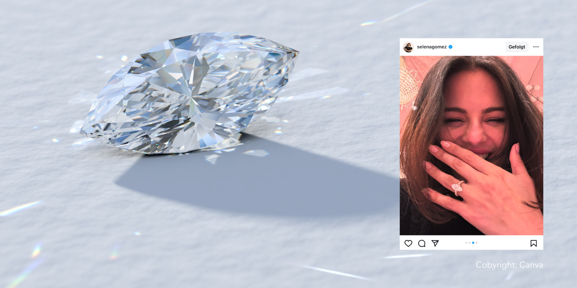 Marquise-Diamanten: Die faszinierende Eleganz hinter Selena Gomez’ Verlobungsring