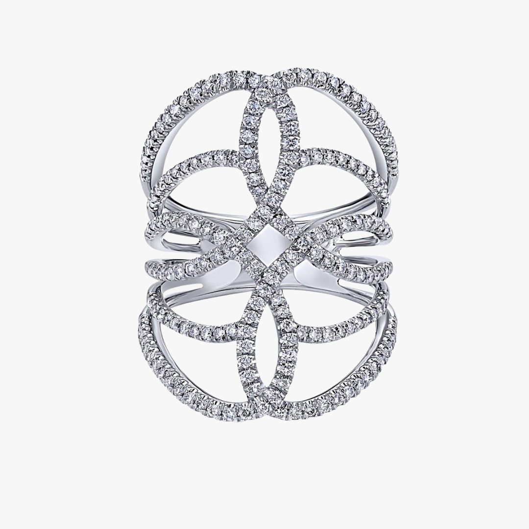 Wunderschöner Diamantring in Weißgold