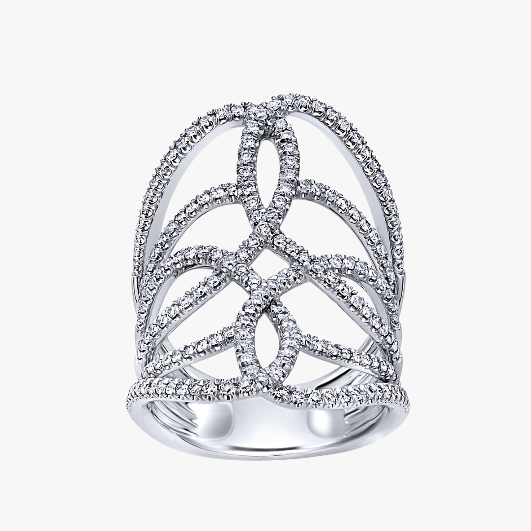 Wunderschöner Diamantring in Weißgold