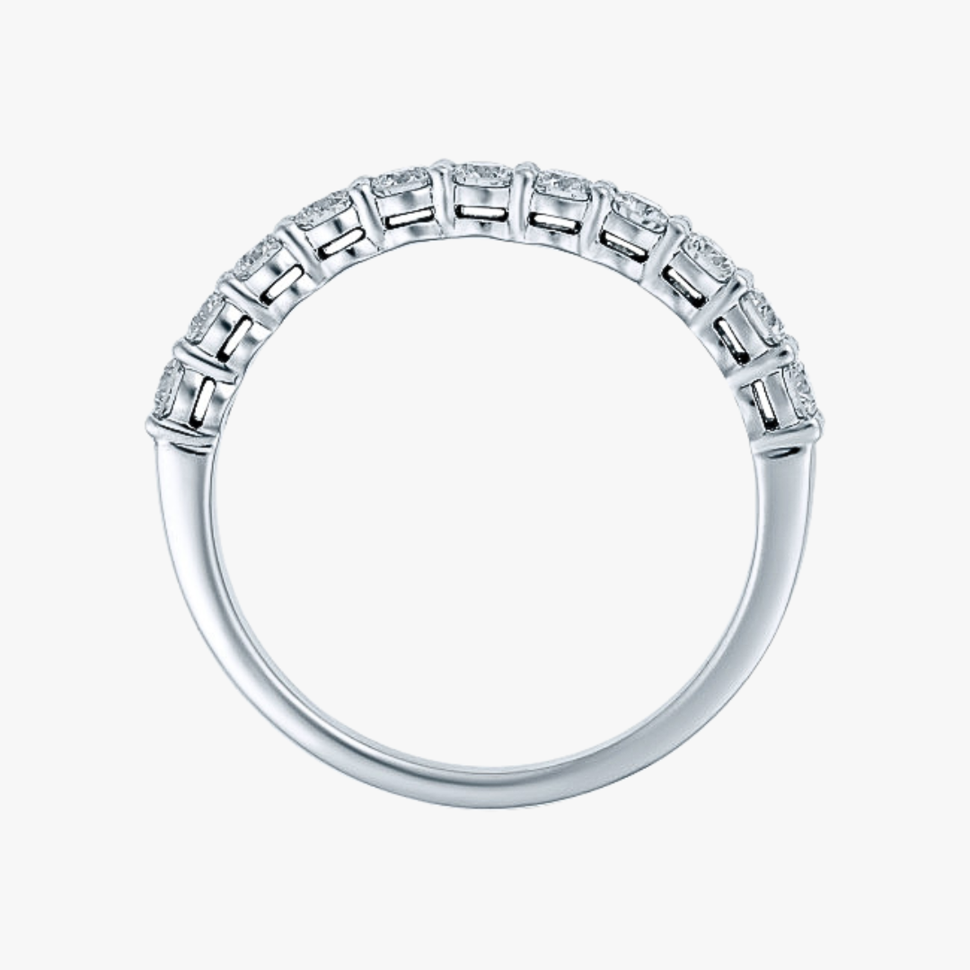 Memoryring 14kt Weißgold mit Lab-Grown Diamanten ab 0.50ct