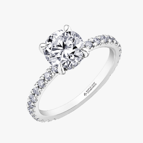 Diamant Verlobungsring Maple Leaf