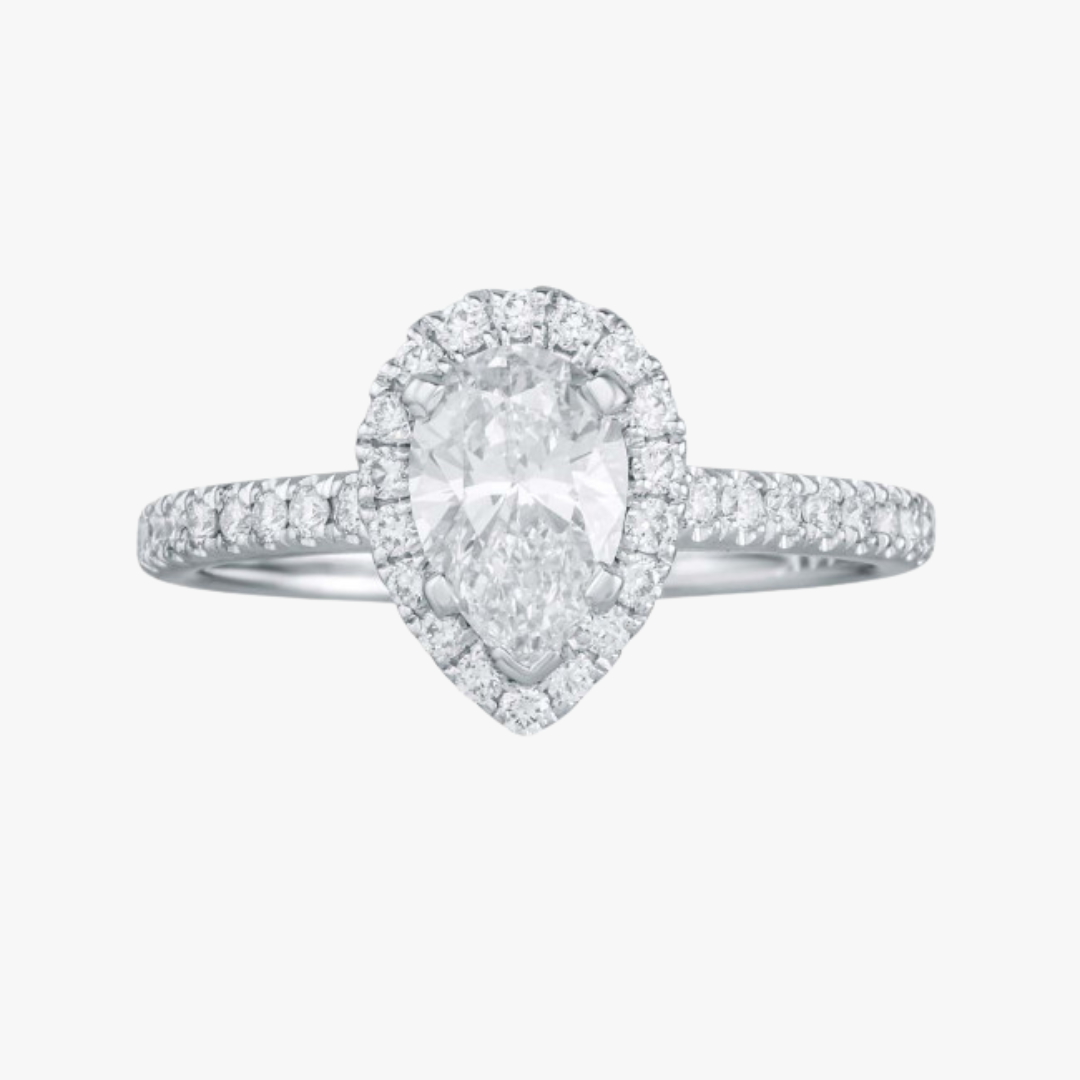 Pear Diamant Verlobungsring