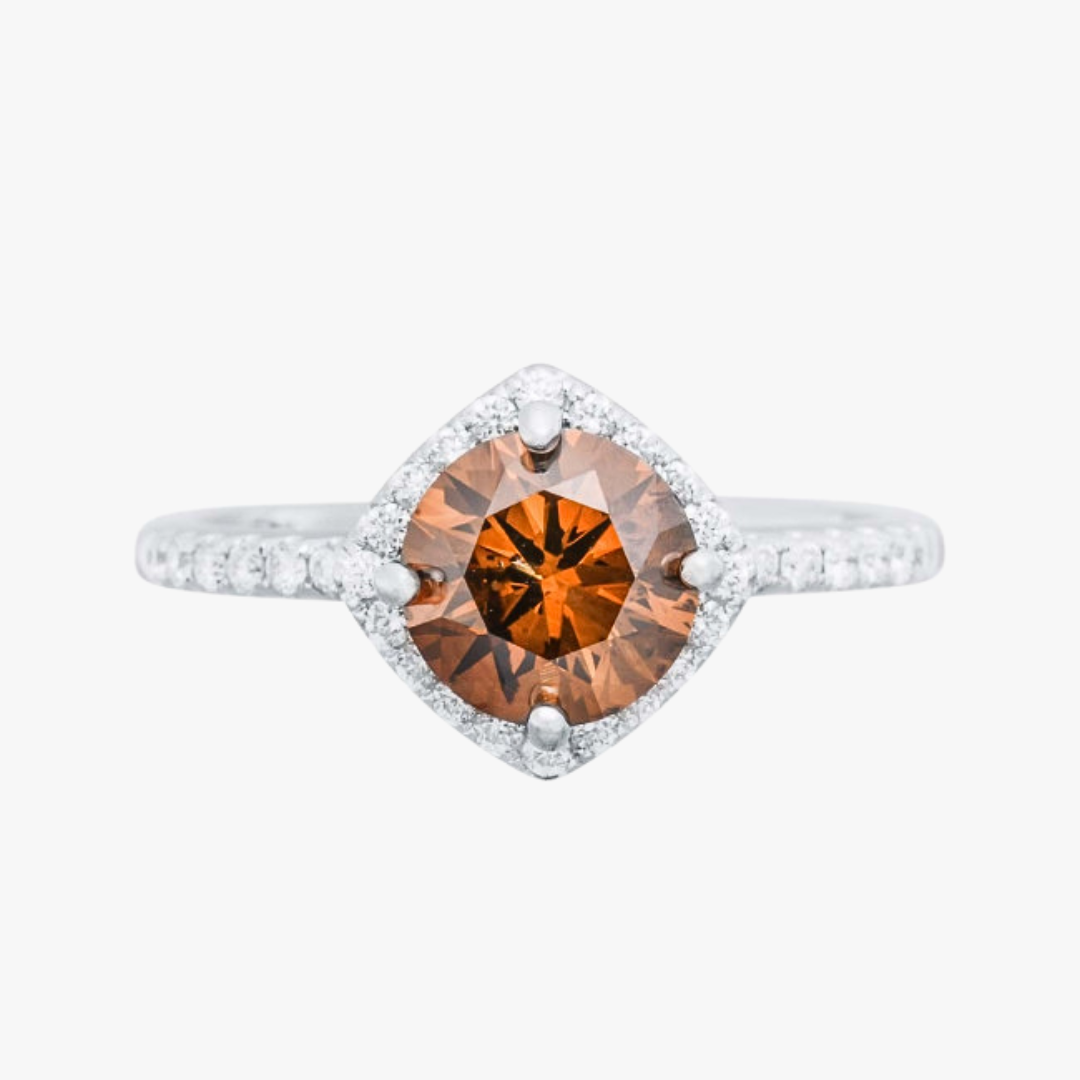 Barrys Juwelier - Natürliche Farb Diamanten - Fancy brown diamond ring