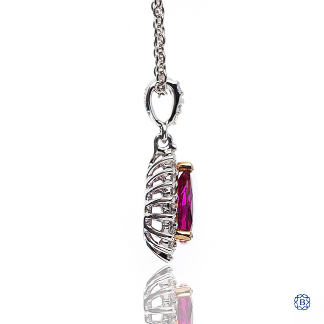 Barrys Juwelier - Halskette mit Diamanten und Rubin
