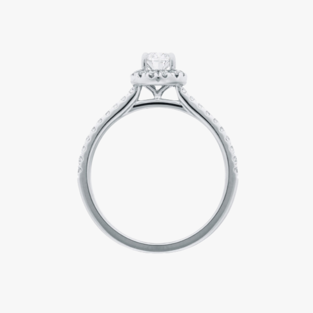 Oval Diamant Verlobungsring