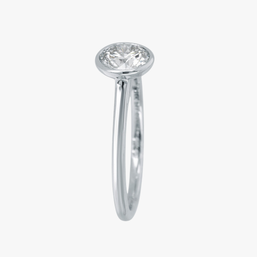 Verlobungsring 14kt Weißgold mit 1.00ct Lab-Grown Diamant