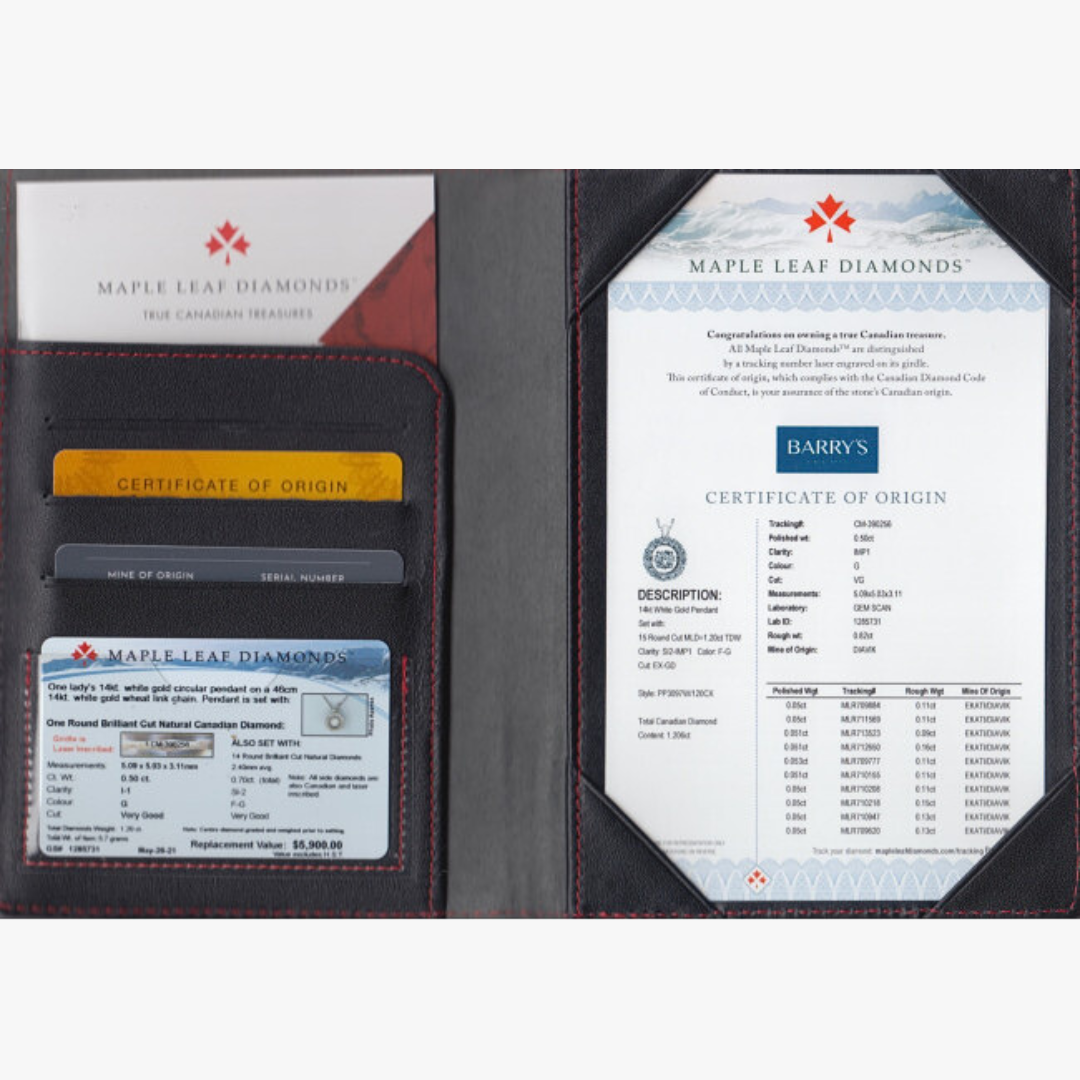 Barrys Juwelier - Maple Lead Diamonds™ - konfliktfrei, nachhaltig & zertifiziert