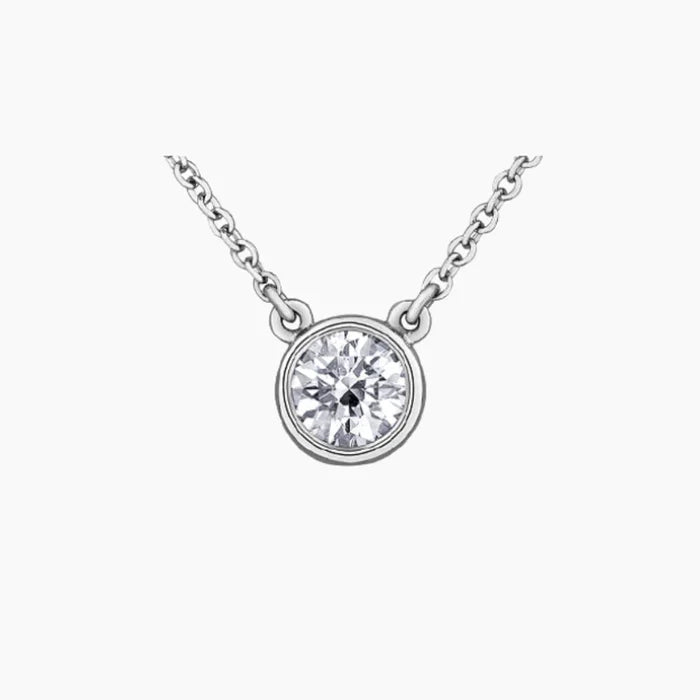 Solitäre Halskette mit MLD Diamant
