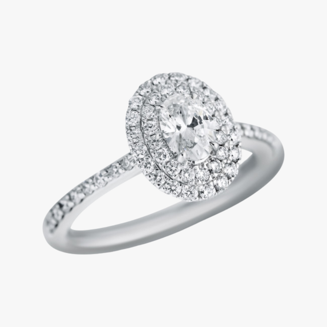 Oval Diamant Verlobungsring