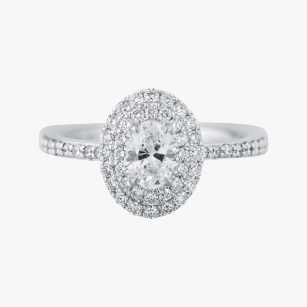 Oval Diamant Verlobungsring
