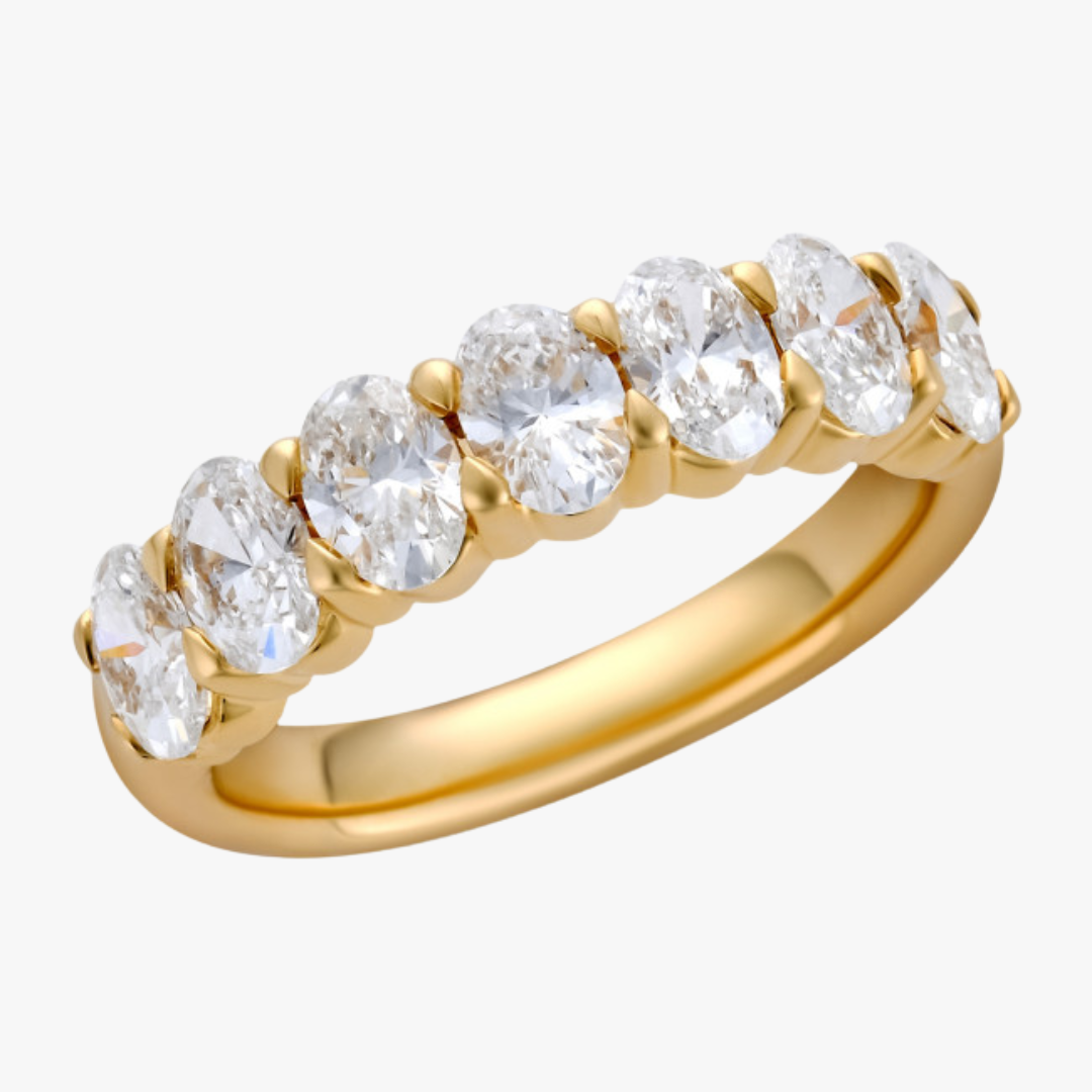 Lab-Grown Diamant Gelbgold Halskette