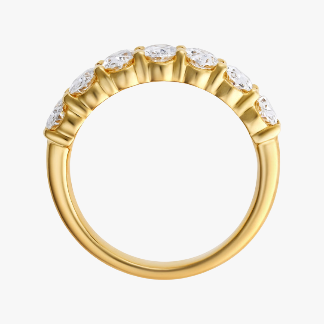 Lab-Grown Diamant Gelbgold Halskette