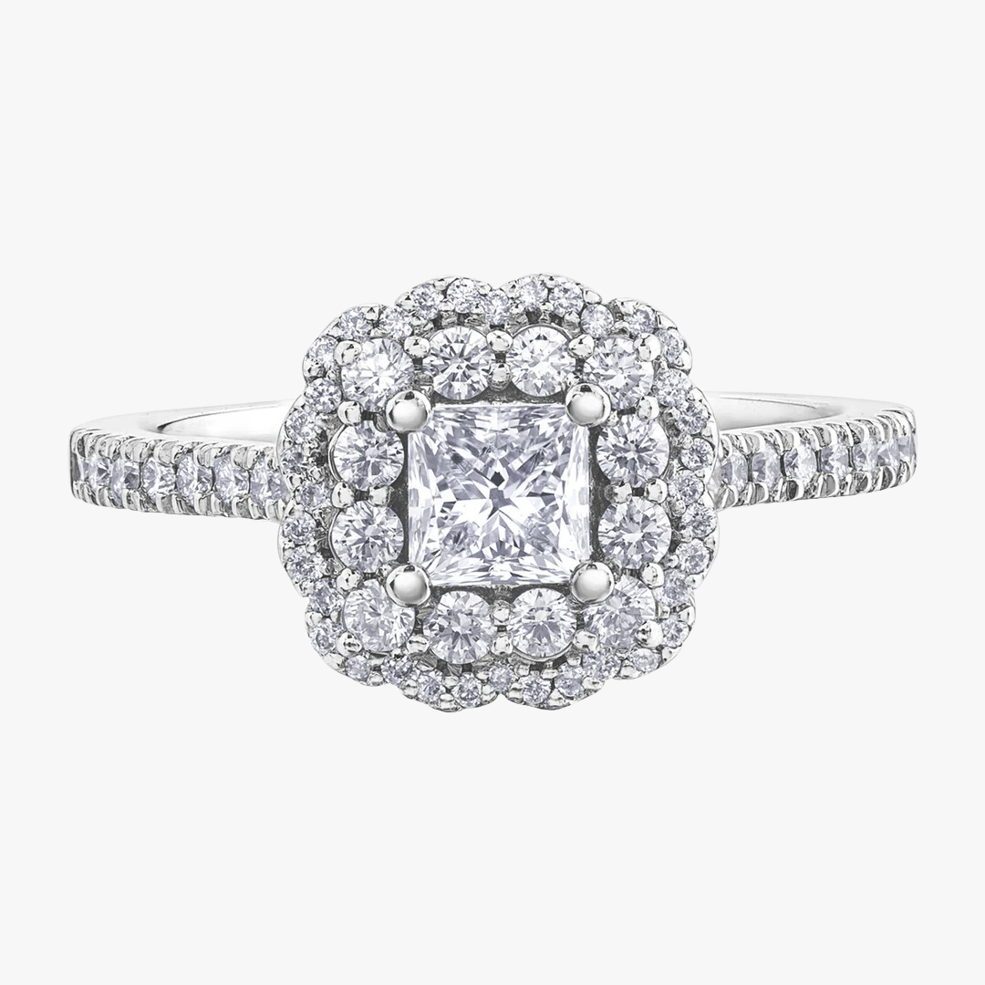 Princess Cut Diamantring