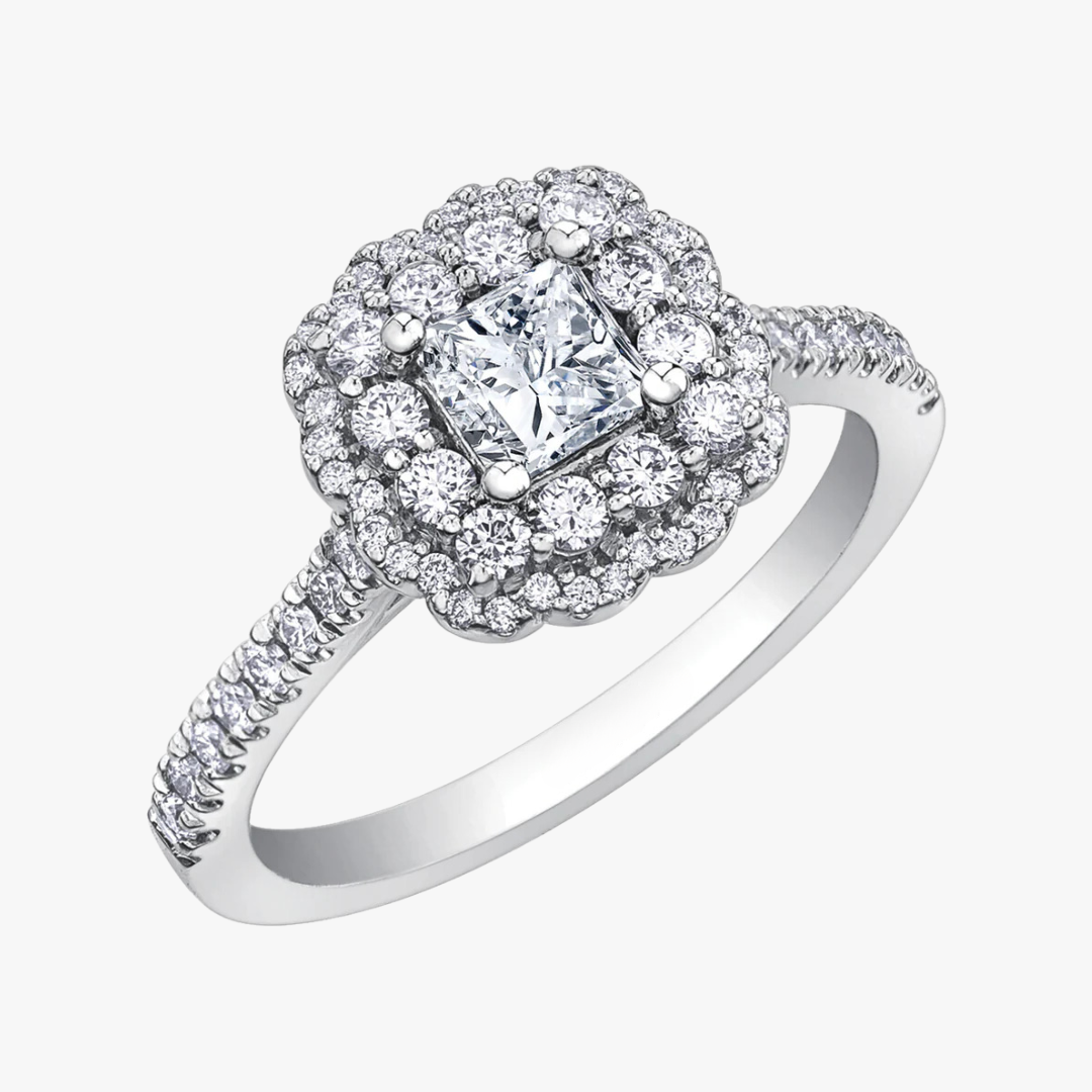Princess Cut Diamantring