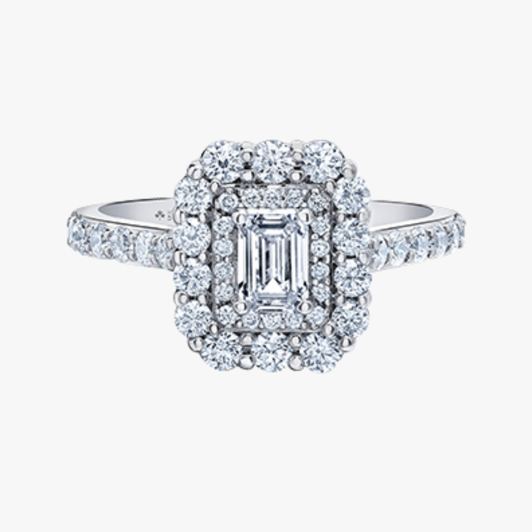 Emerald Cut Diamond Verlobungsring
