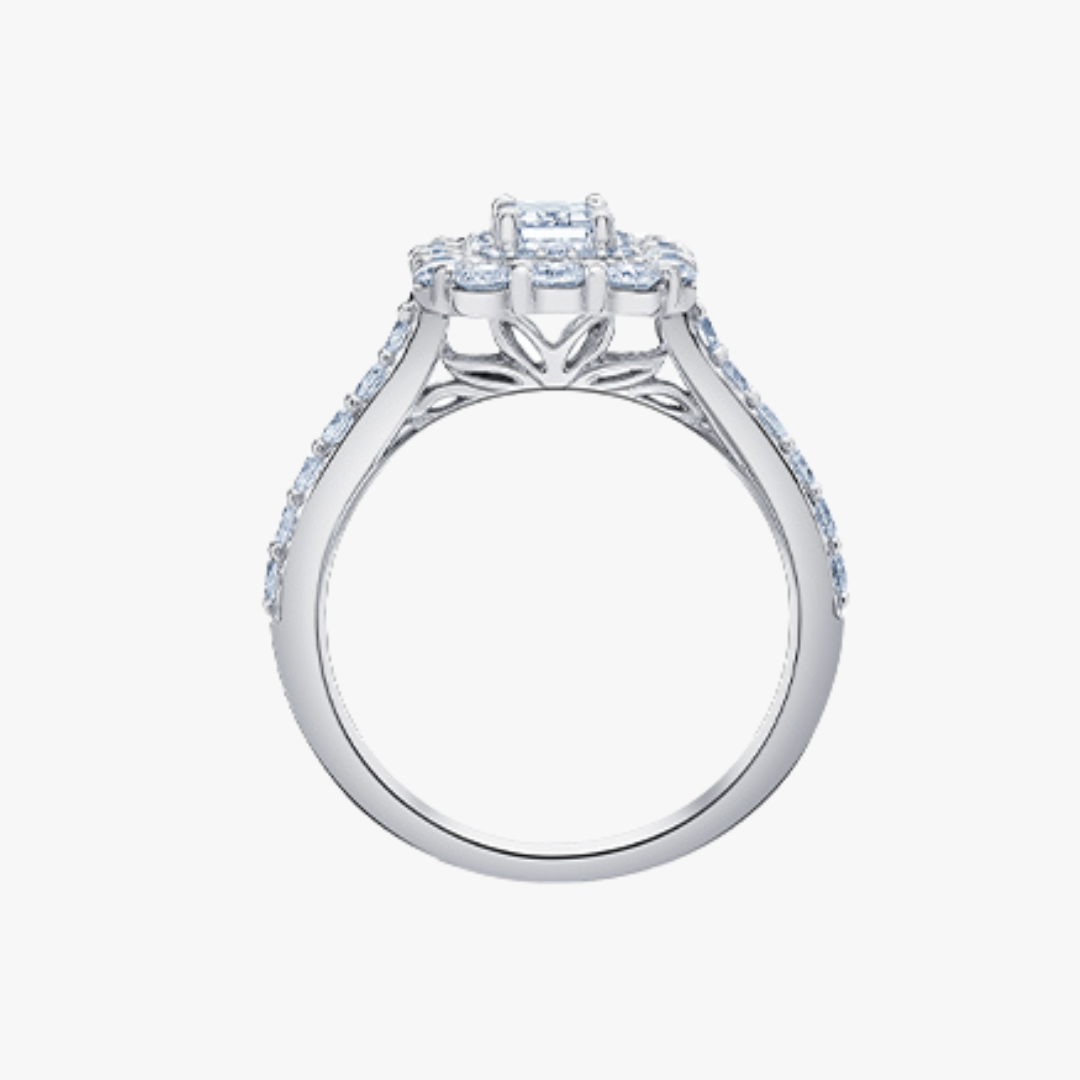 Emerald Cut Diamond Verlobungsring