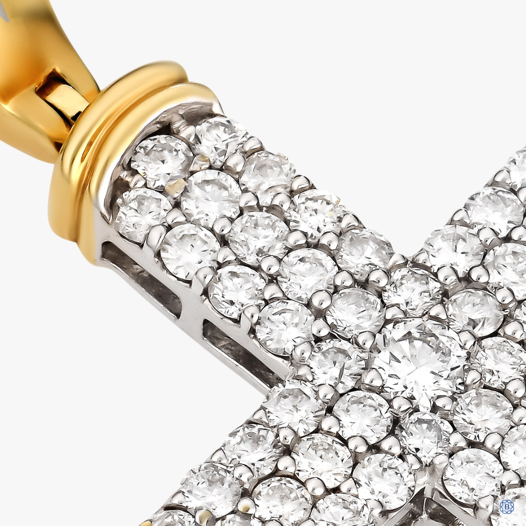 Diamant Kreuzanhänger