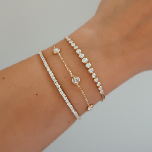 Diamant Armbänder in Gelbgold