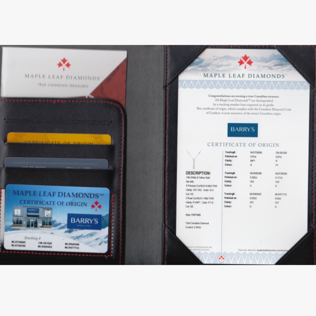 Halskette mit gelben Farb Diamanten Zertifikat