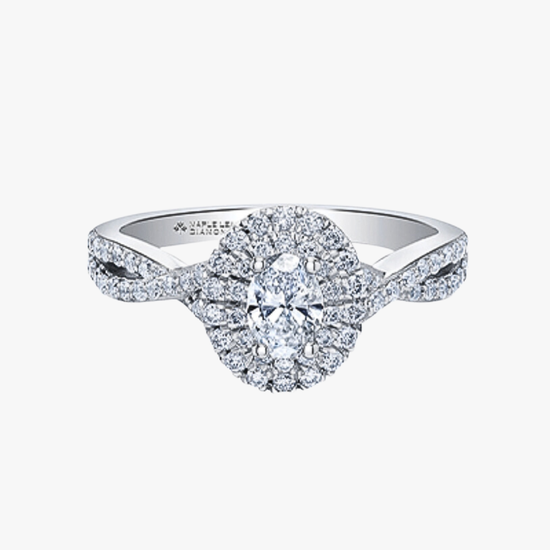 Oval Diamondring Maple Leaf Diamonds