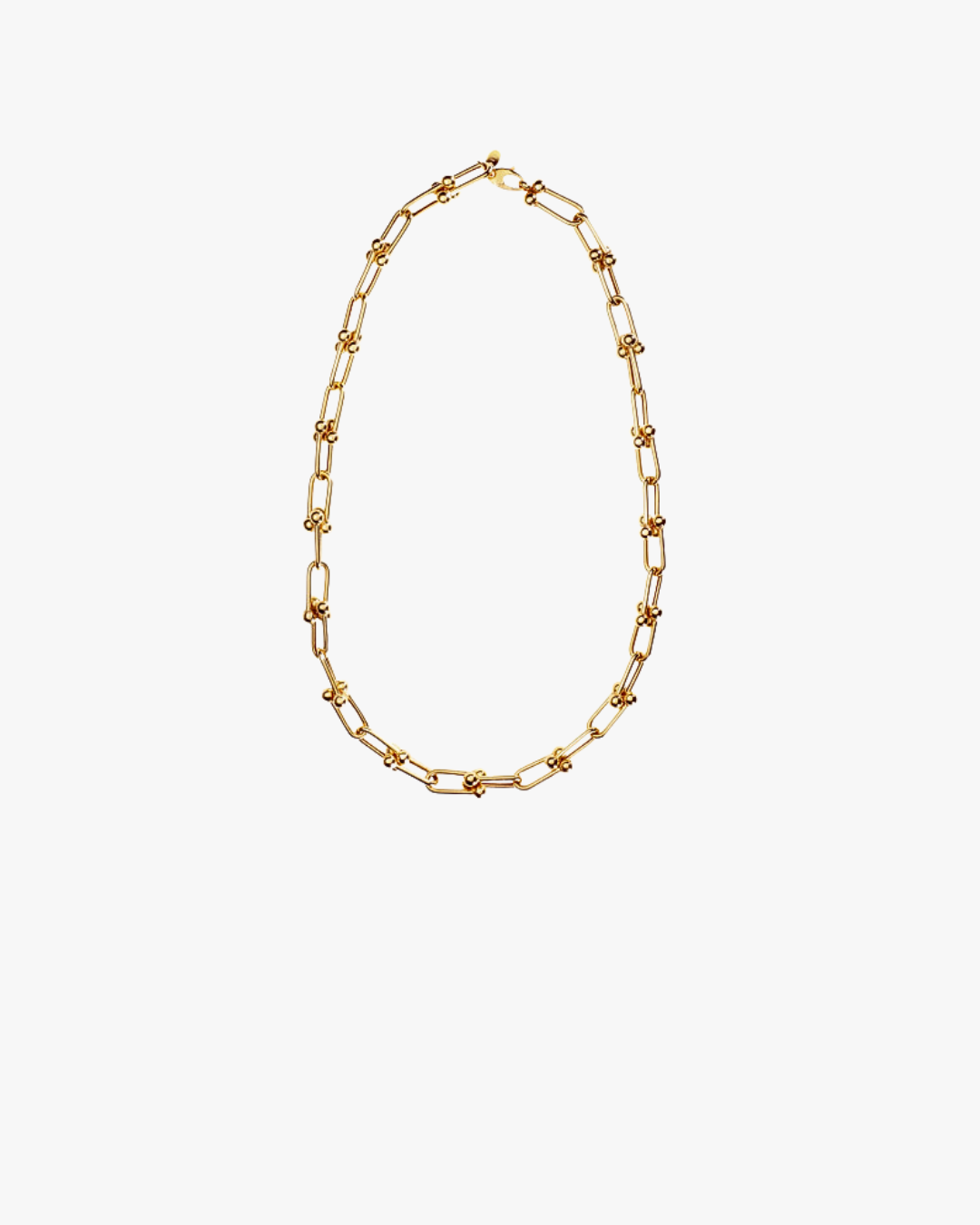 Gelbgold Halskette Tiffany Stil