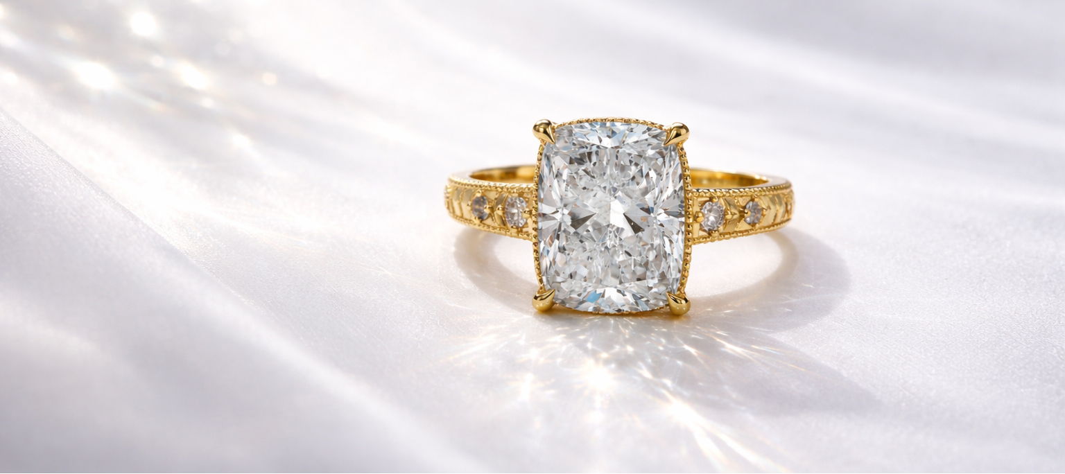 Vintage Inspire Engagement Ring