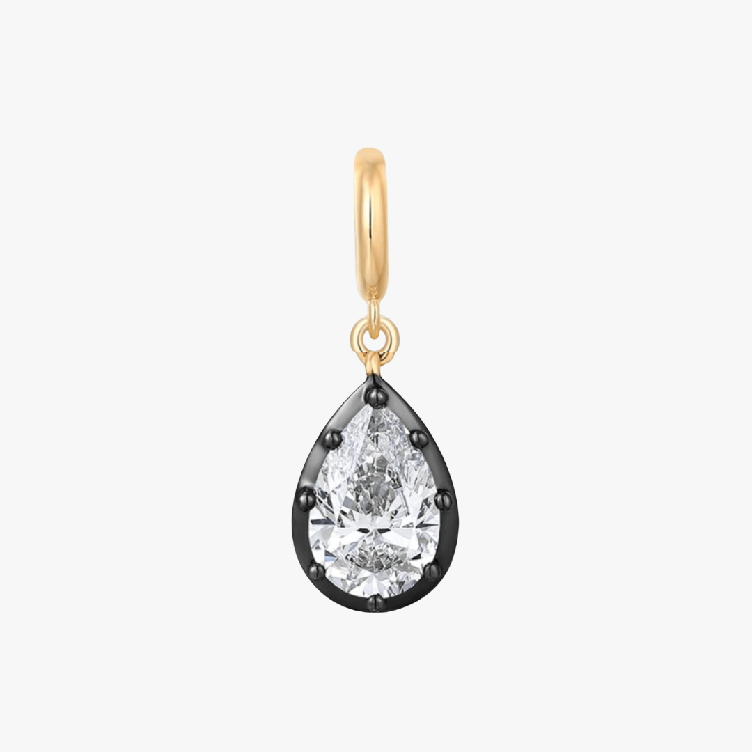 Diamant Anhänger mit Tropfen Diamant