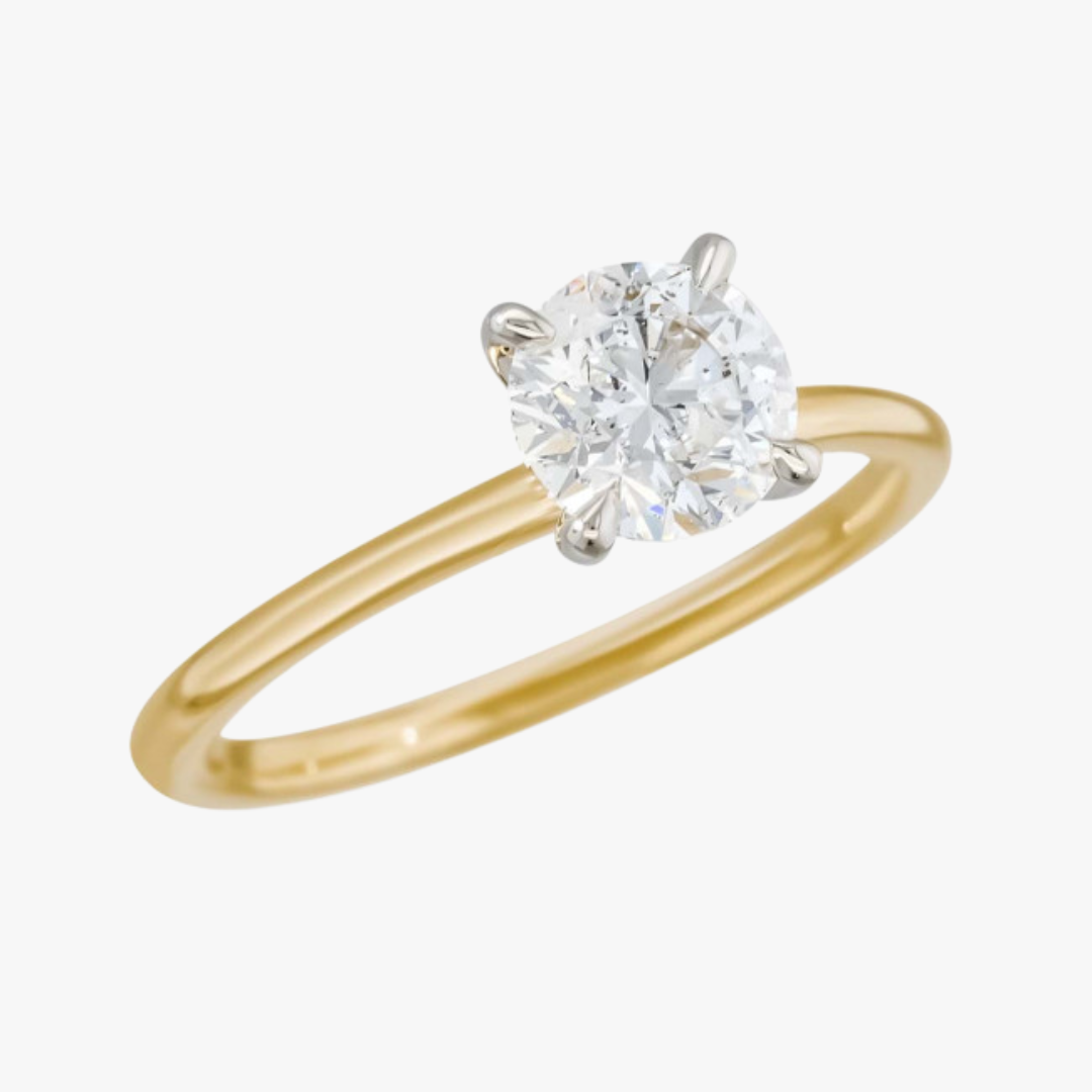 Verlobungsring Gelbgold mit 1.00ct