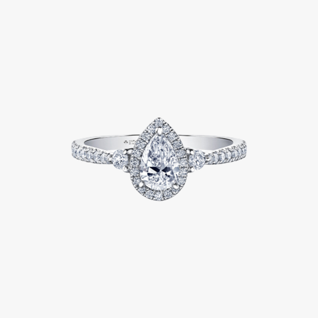 Pear-shape Diamantring MLD