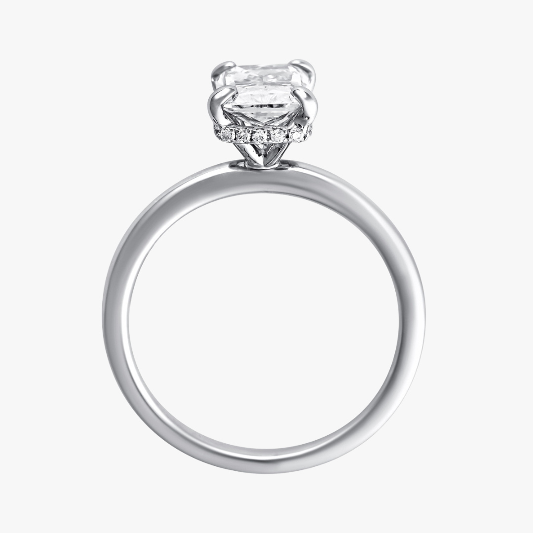 Diamant Verlobungsring im Radiantschliff