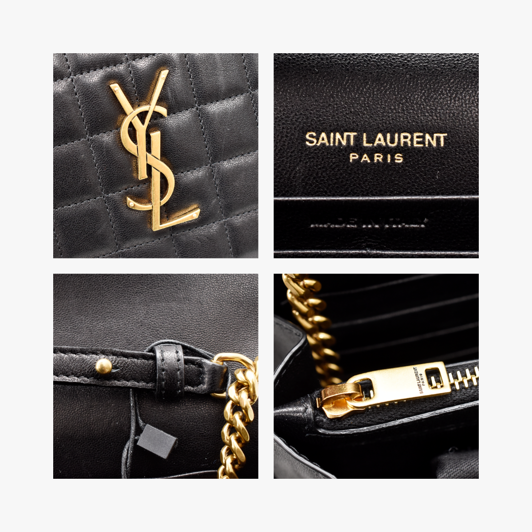 Saint Laurent Sintra Square Wallet on Chain