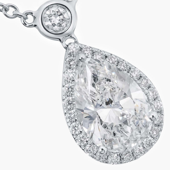 Halskette mit Tropfen Diamant von Barrys Juwelier