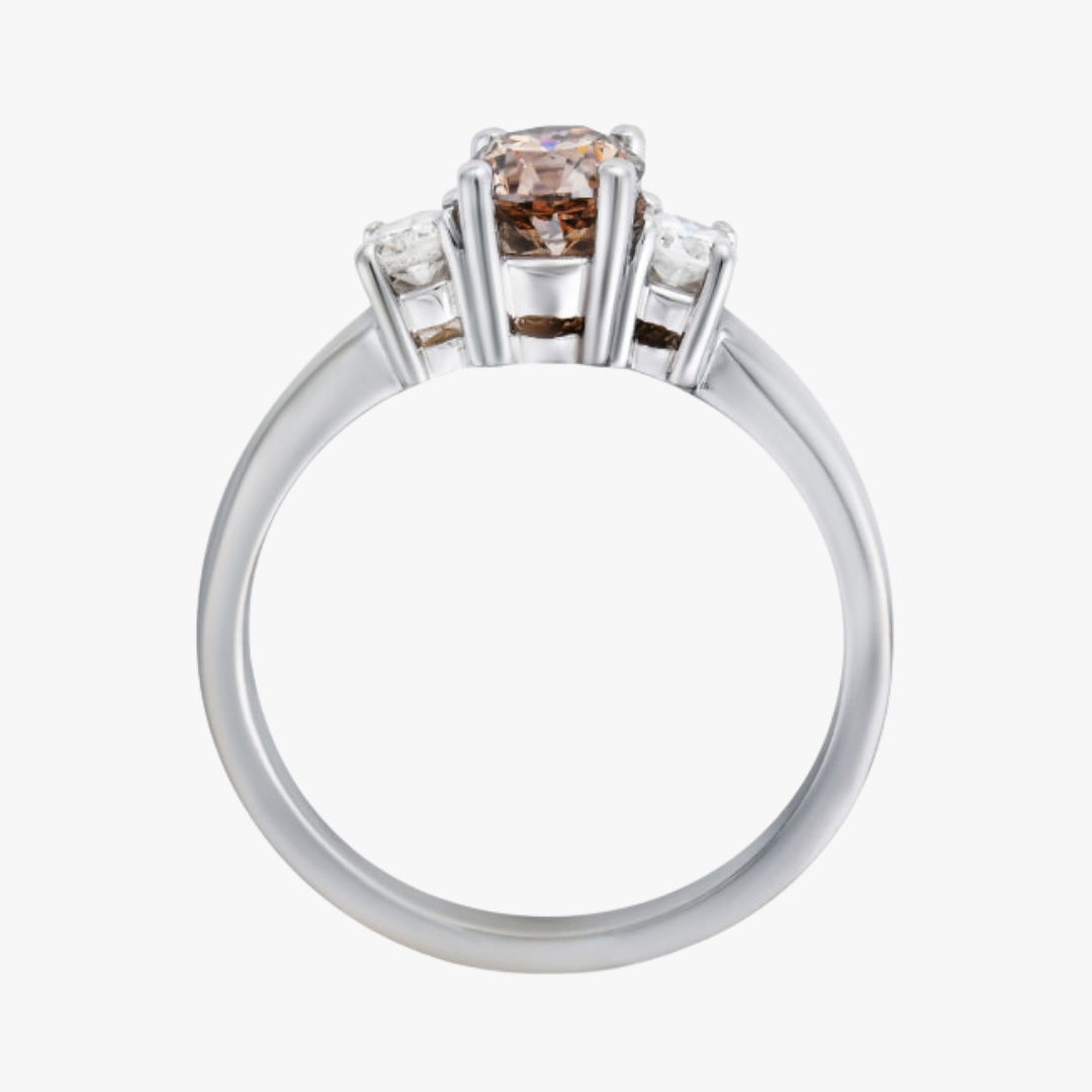 Brauner Diamant Ring