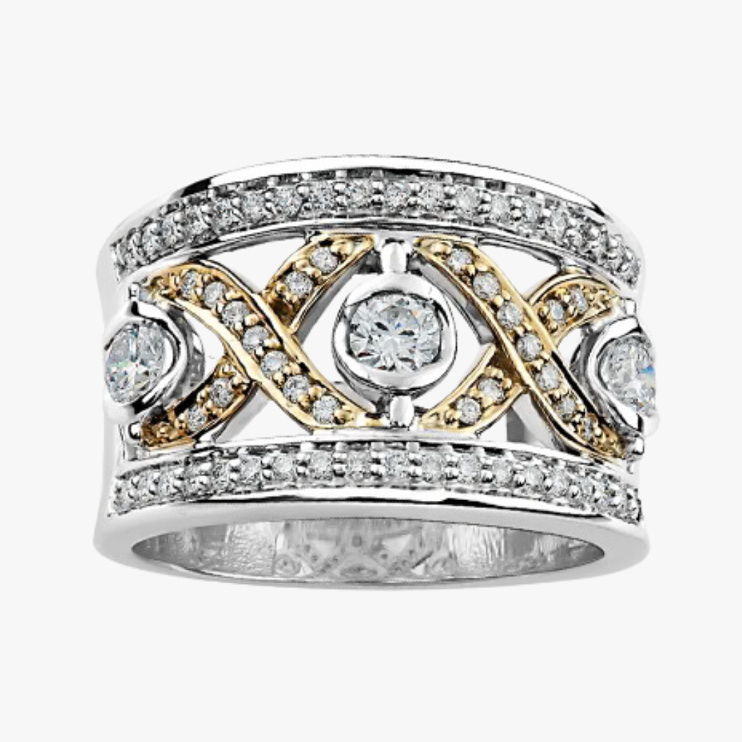 Maple Leaf Diamond Ring