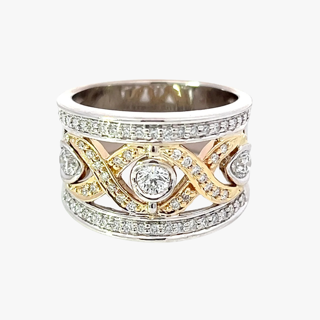 Maple Leaf Diamond Ring