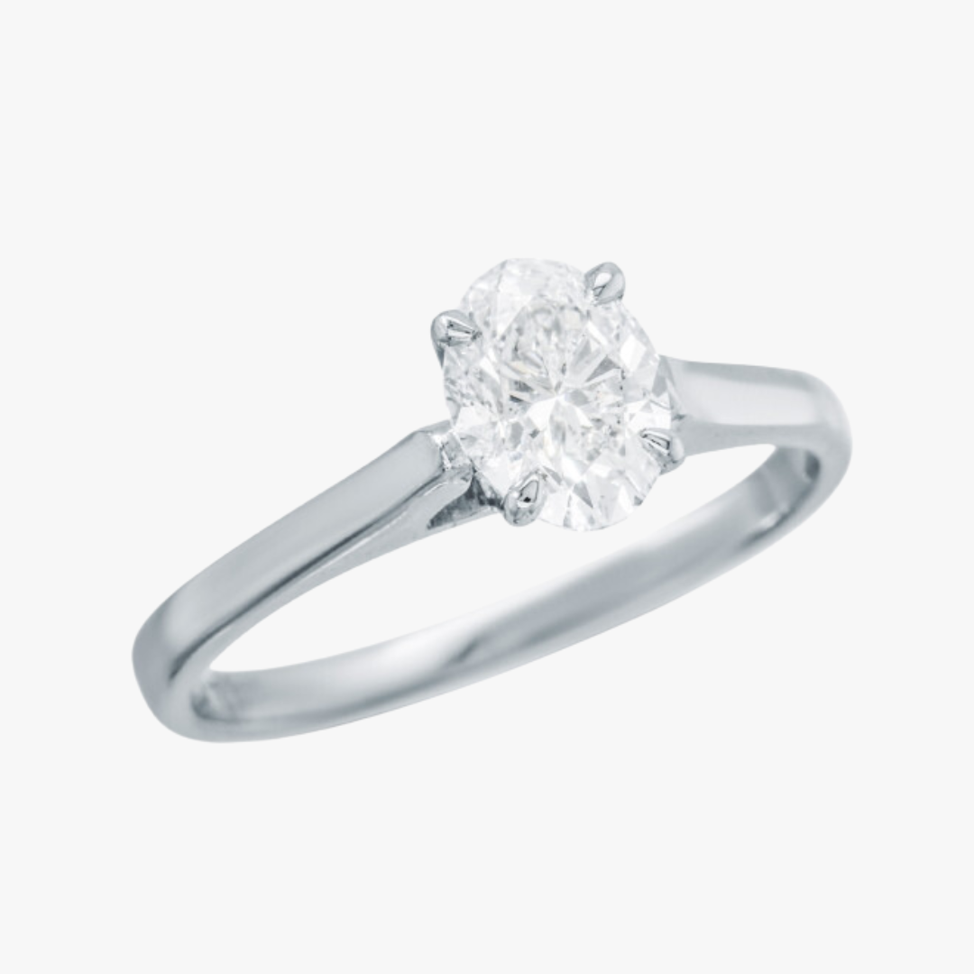 Oval Diamant Verlobungsring bei Barrys Juwelier