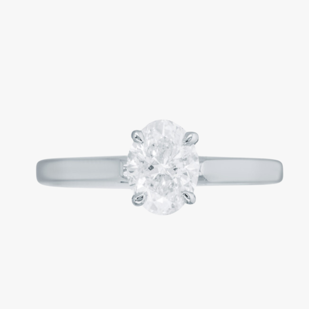 Oval Diamant Verlobungsring bei Barrys Juwelier