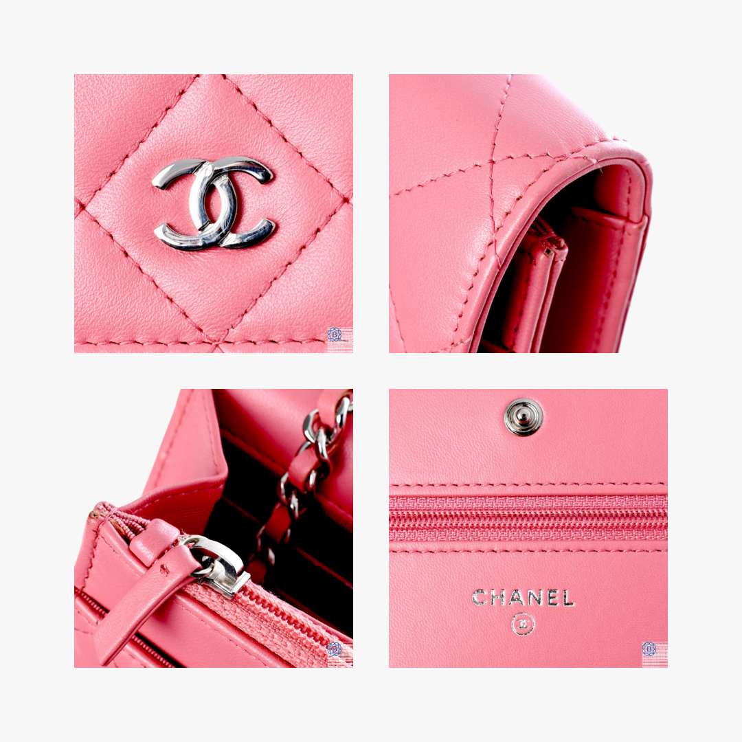 Chanel Pink Wallet on chain Handtasche 2nd Hand
