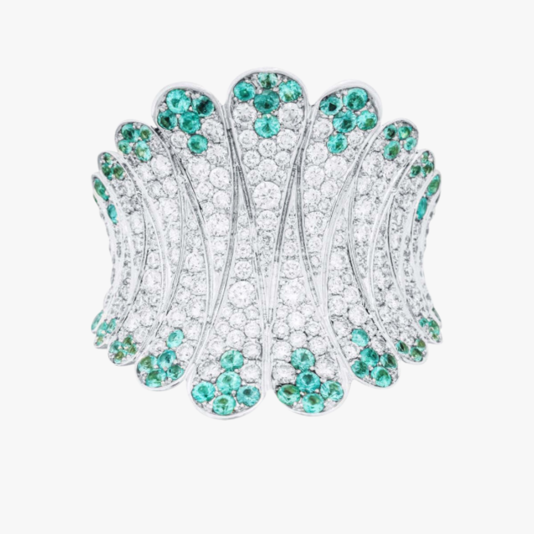 Simon G. Designer Ring mit Tourmaline vorne