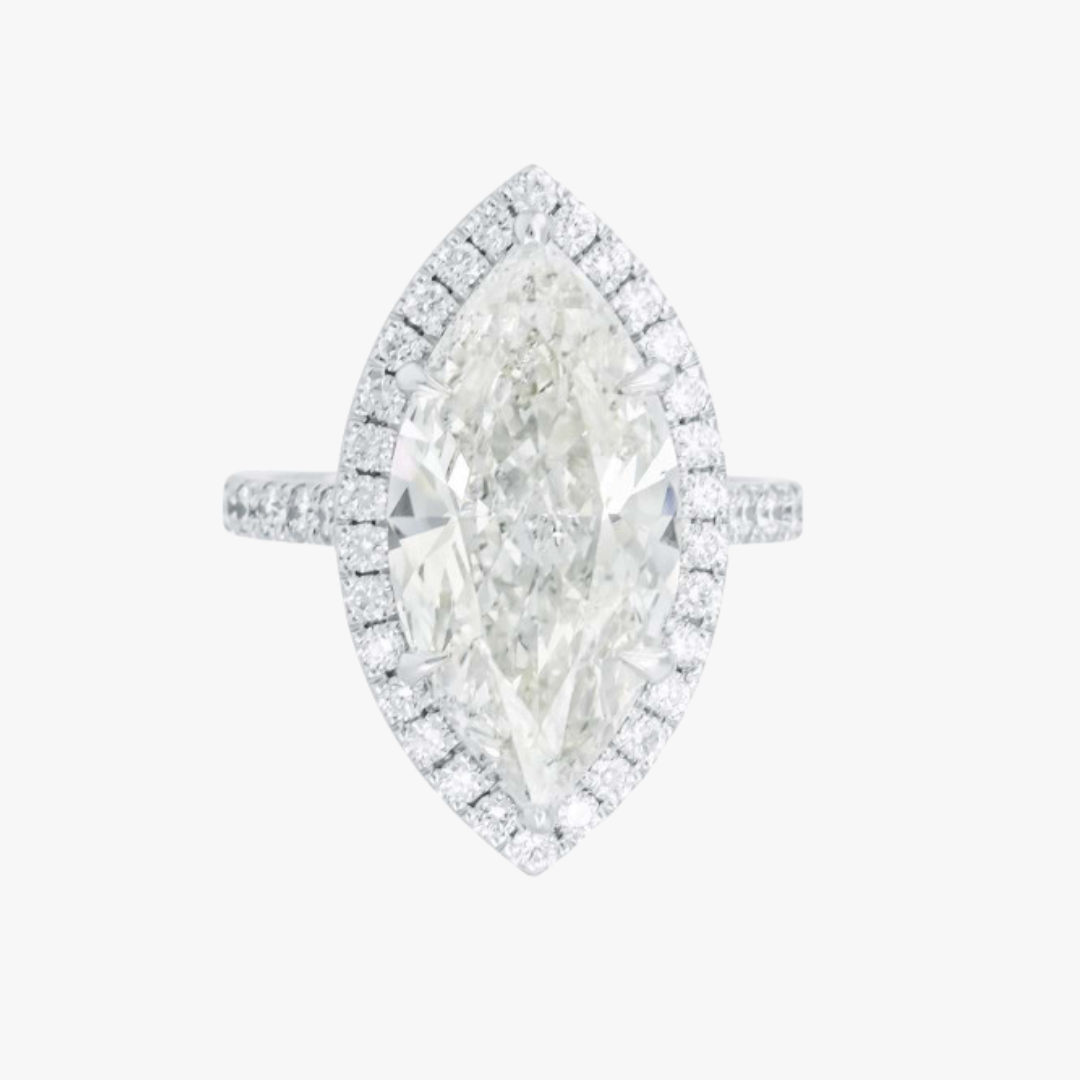 4.95carat Marquise Diamantring