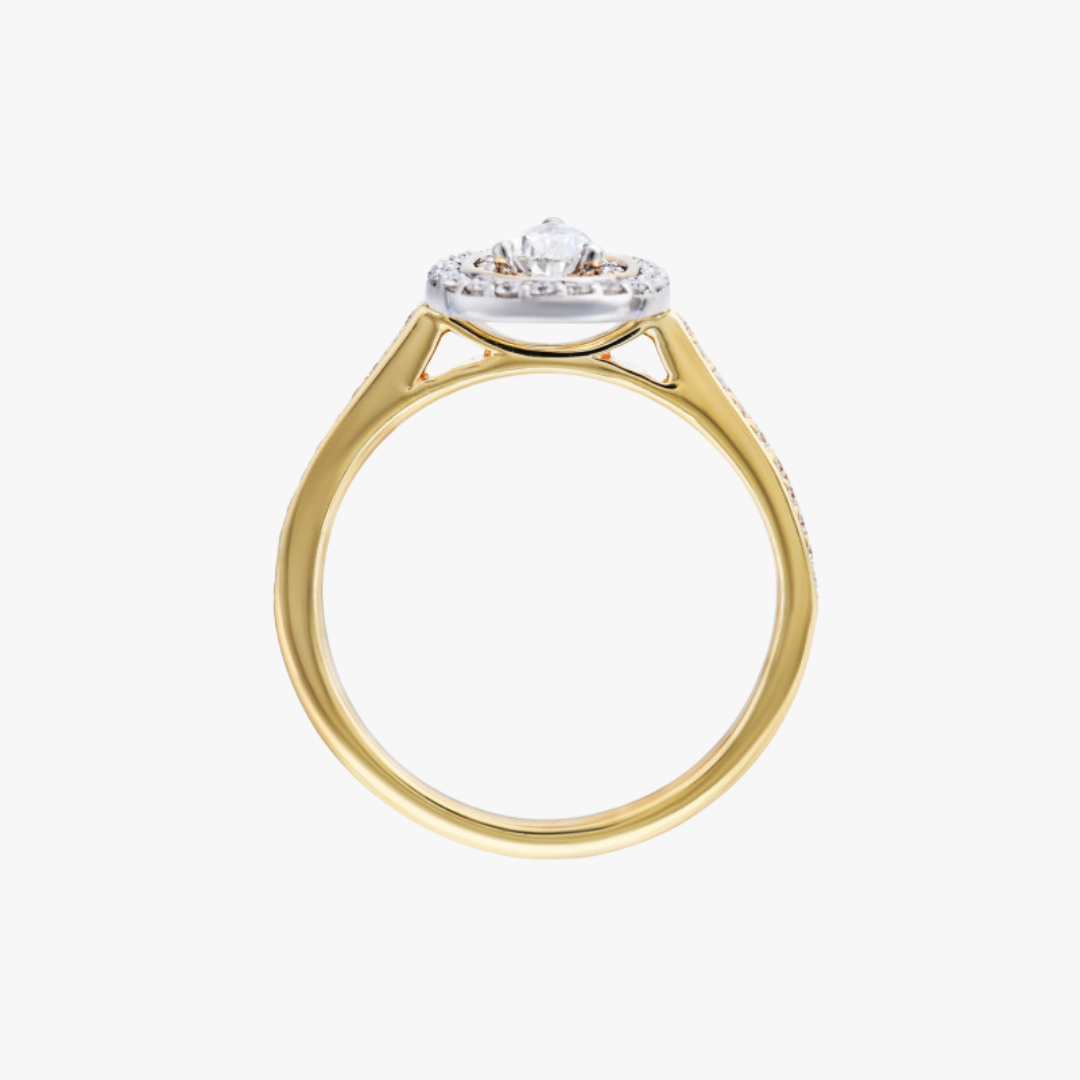 Pear-shape Diamantring Barrys Juwelier
