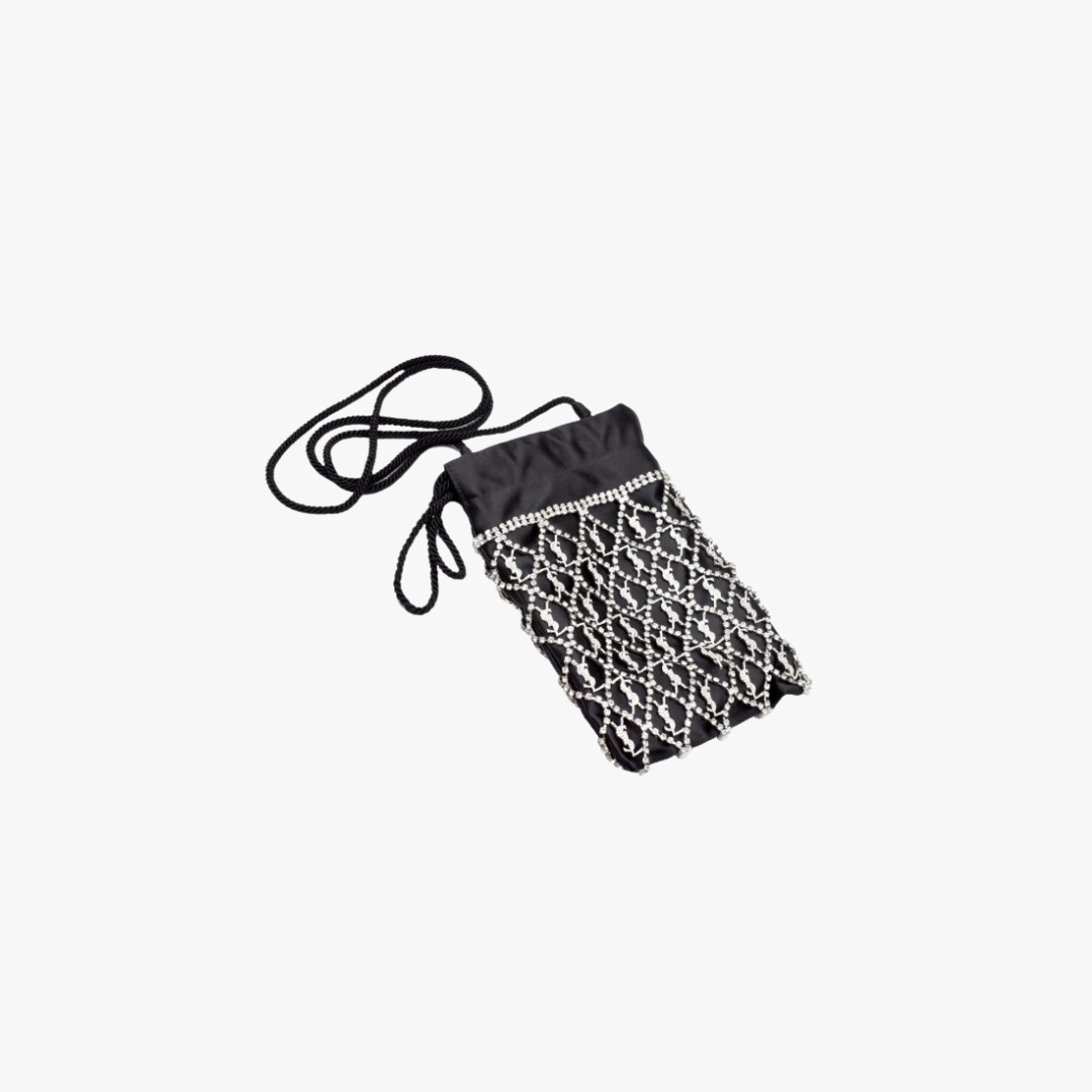 Crystal YSL Handtasche - limited Edition Schwarz