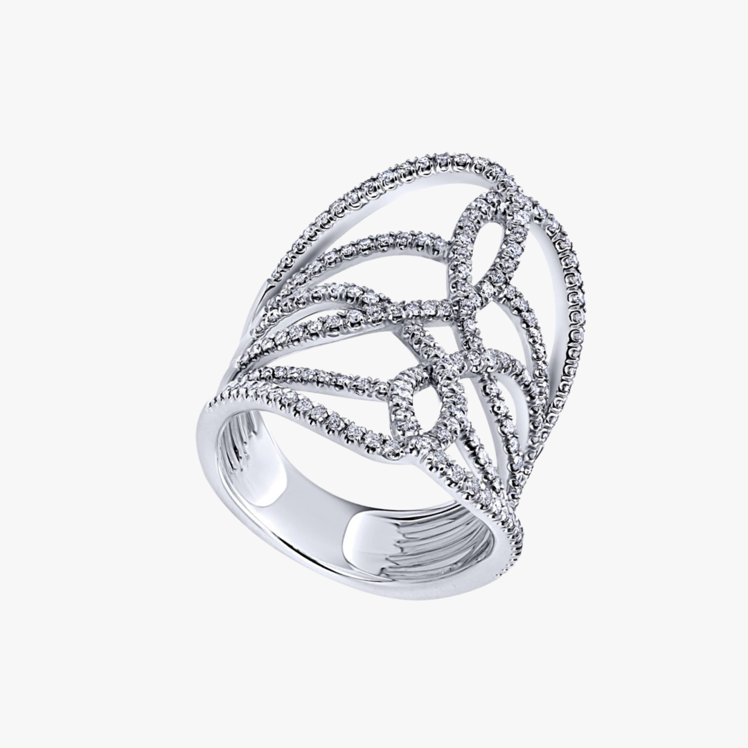 Wunderschöner Diamantring in Weißgold