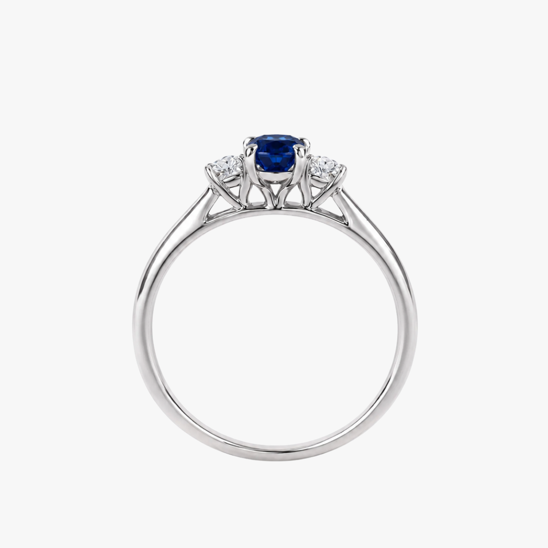 Verlobugsring Triology mit Sapphire