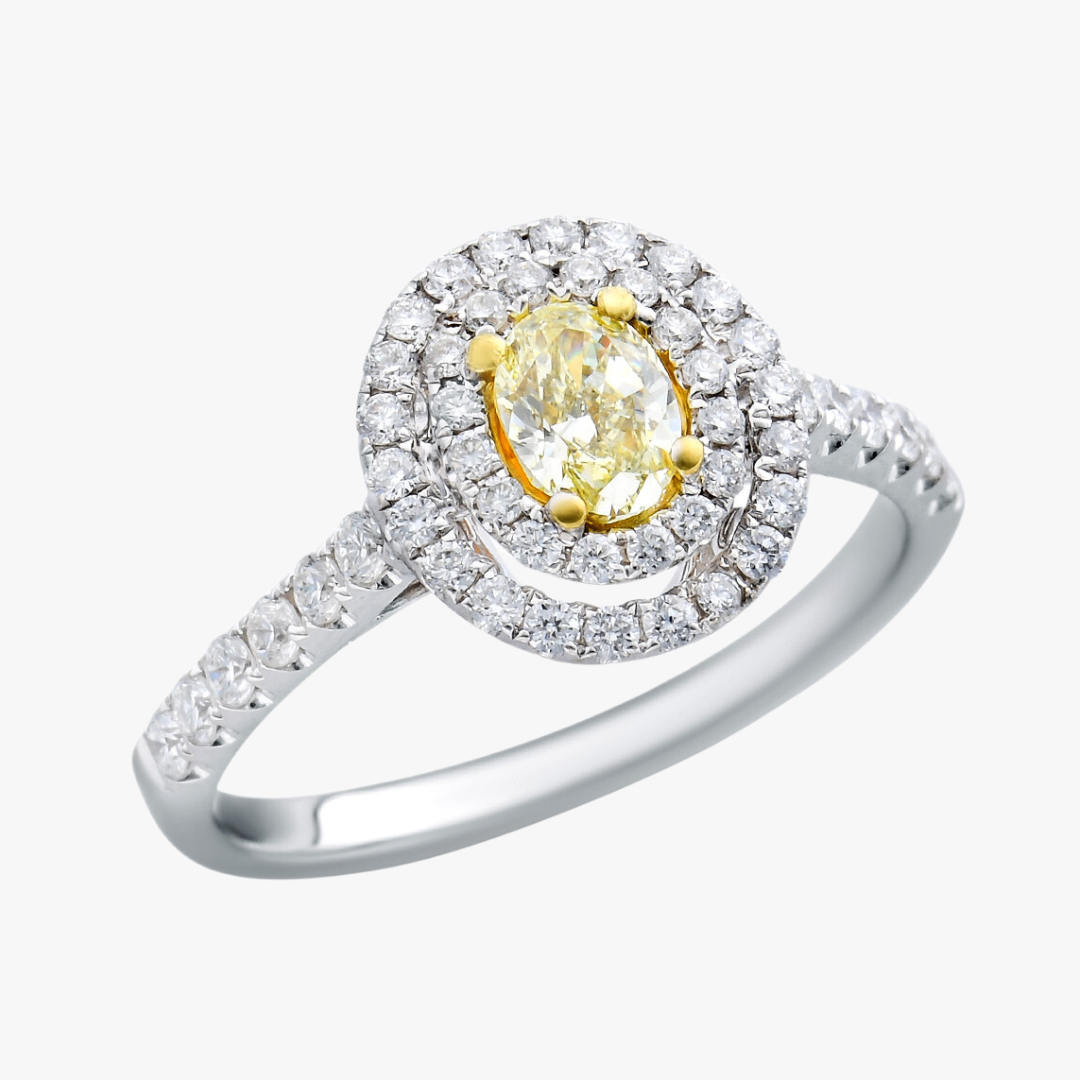 Gelber Diamant Ring bei Barrys Juwelier