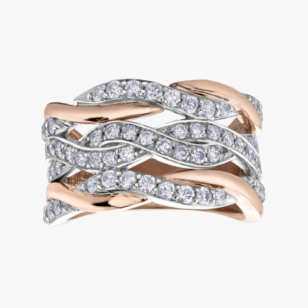 Rosegold Diamant Ring