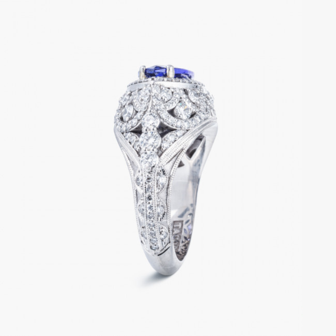 Edelstein Damenring mit Tanzanite