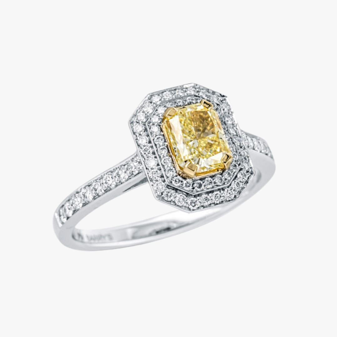 Barrys Juwelier - Fancy yellow Diamant Ring 