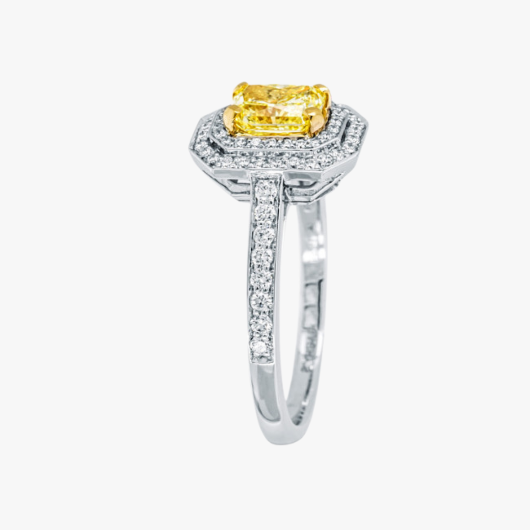 Barrys Juwelier - Fancy yellow Diamant Ring 