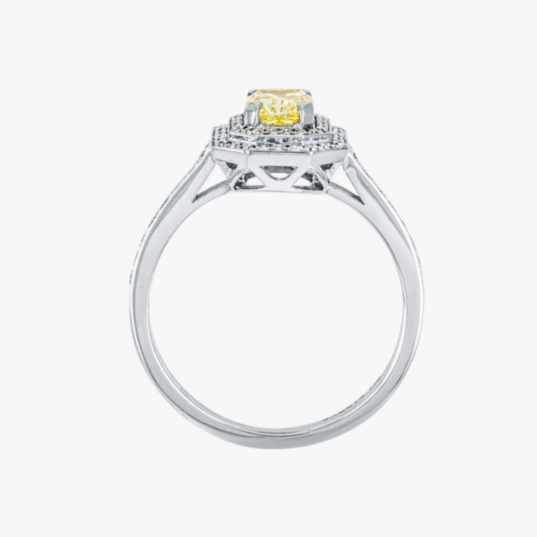 Barrys Juwelier - Fancy yellow Diamant Ring 